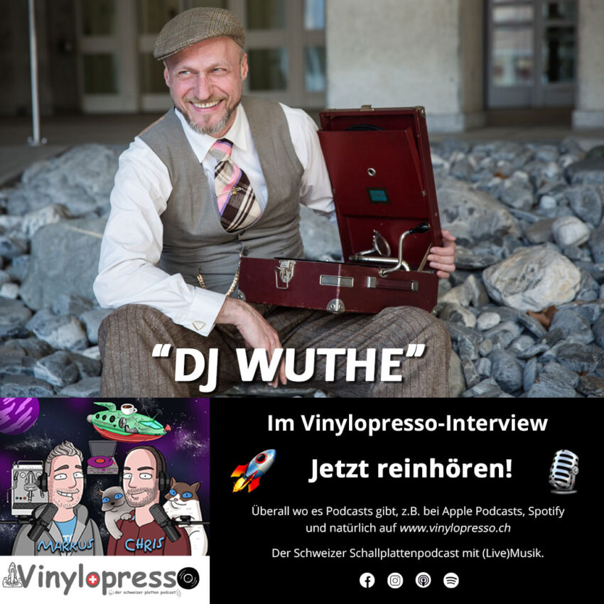 DJ Wuthe Vinylopresso Podcast Schallplatte Vinyl Grammophon