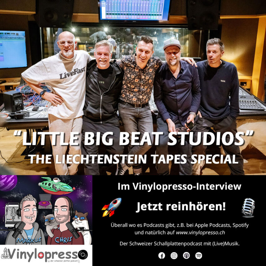 Recording Session von «Die Fantastischen 4 – FANTA 4» in den Little Big Beat Studios in Eschen, Liechtenstein, am 07.10.2022  